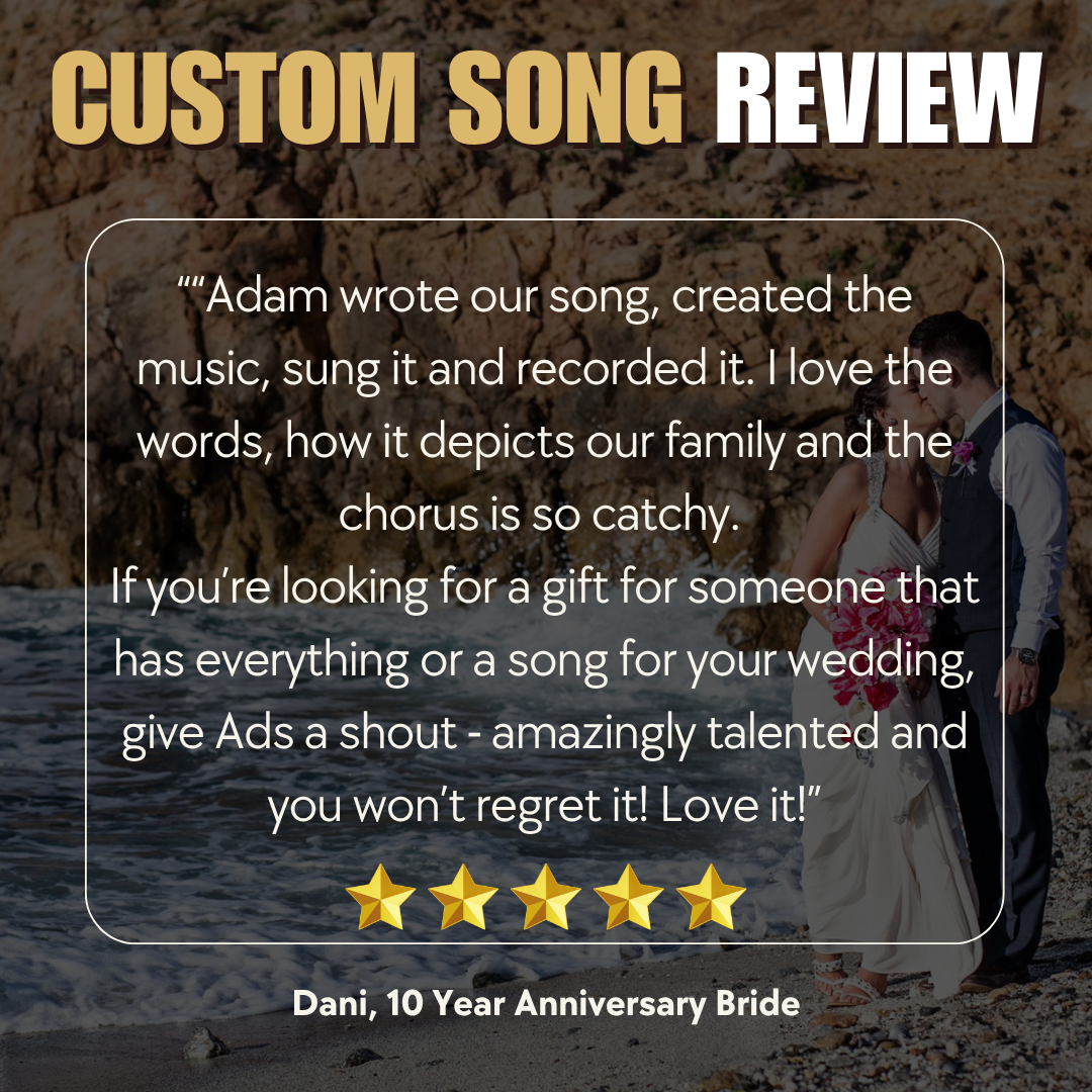 Custom Written Wedding Song