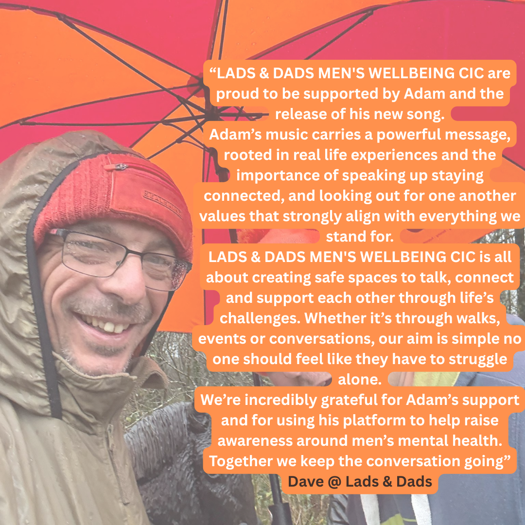 I Can't Help You (supporting Lads & Dads Men’s Wellbeing)